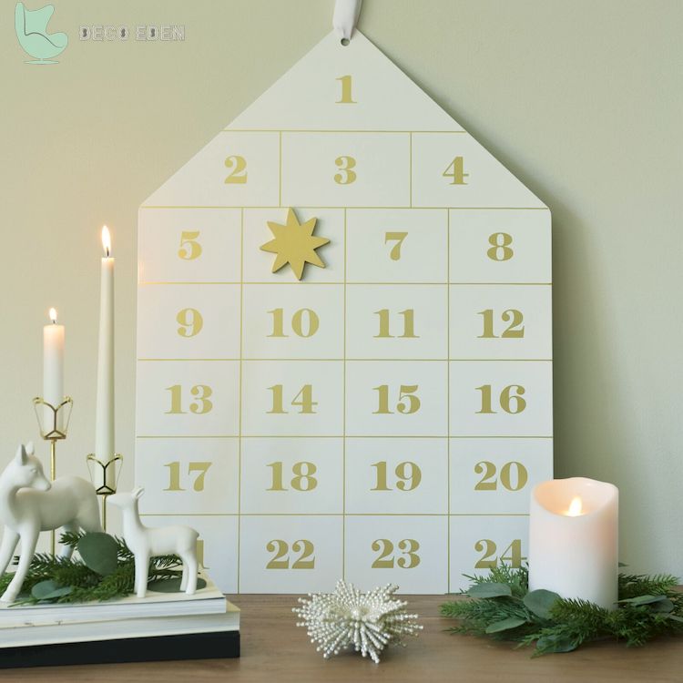 Juego de calendario de adviento Glam de 2 piezas