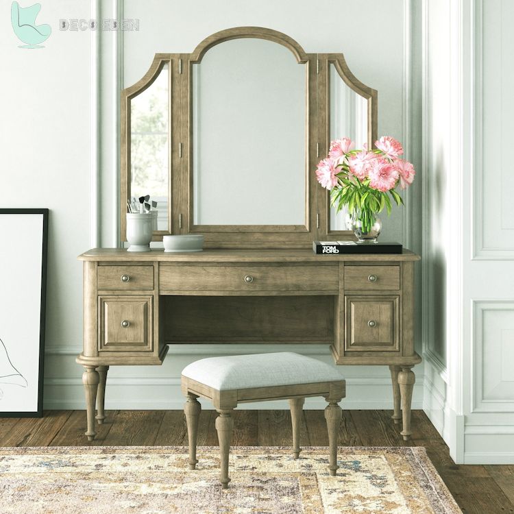 driftwood gray vanity with mirror final