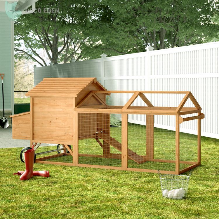 hen house chicken coop with chicken run final