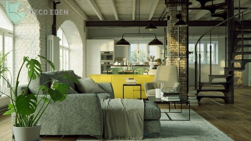 Apartamento tipo loft industrial