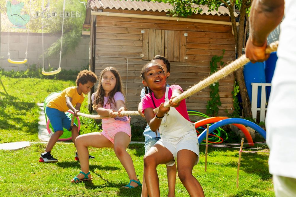 Casa de juegos para niños para la actividad física