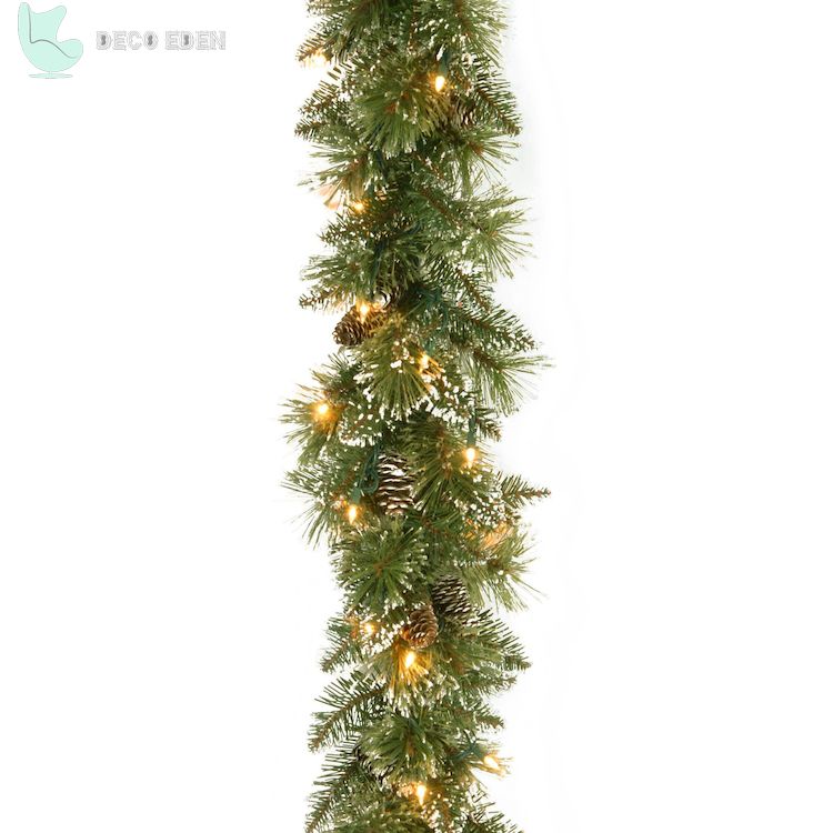 pine garland with white lights final