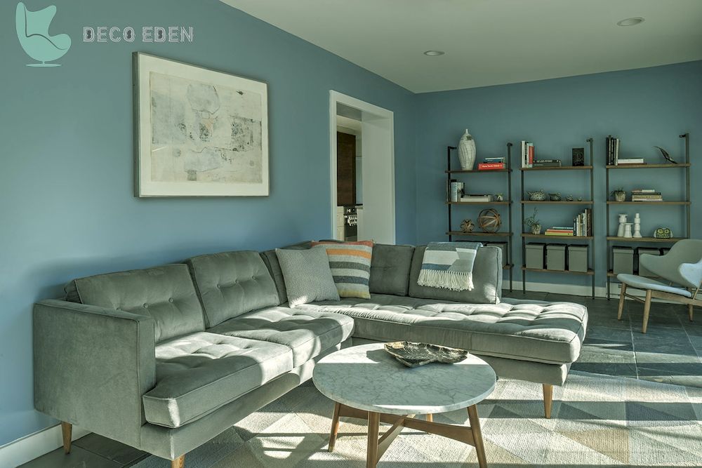 Habitación con Baby Blues y Grays