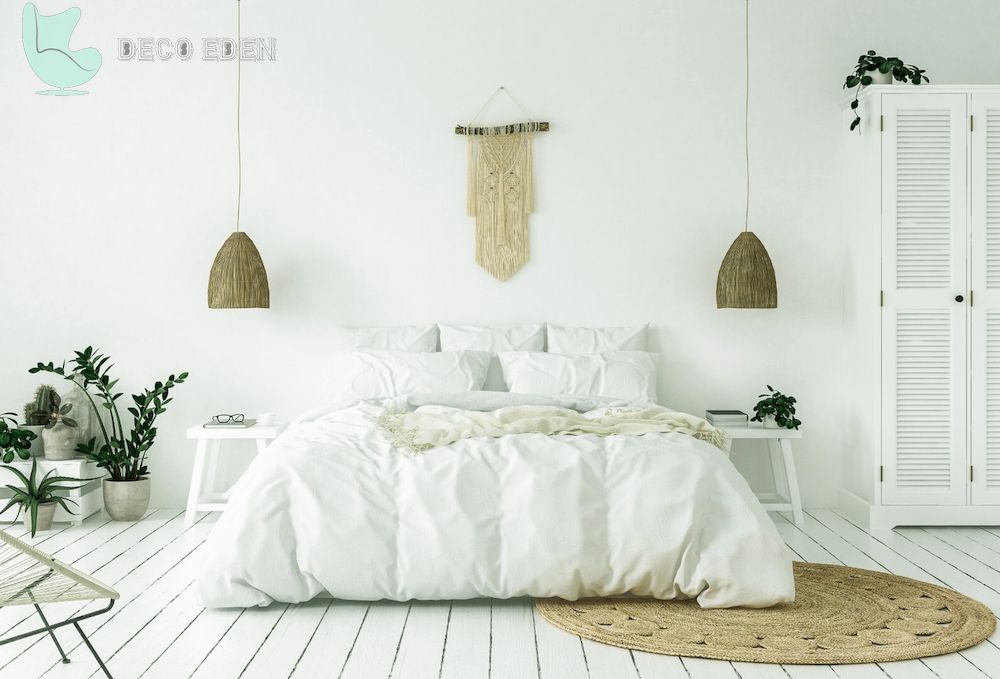 Dormitorio estilo Scandi boho