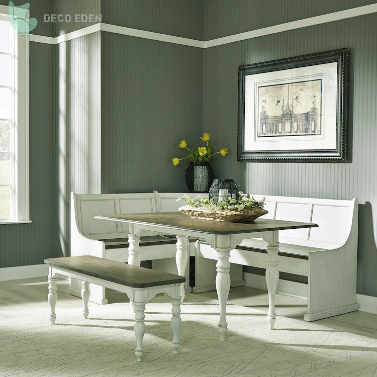 Banco de comedor estilo shabby chic