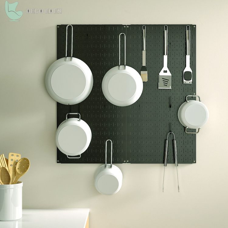 steel pegboard final Ahorrar Espacio en Cocinas