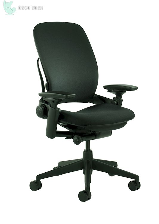 Silla Steelcase Leap de tela azul marino