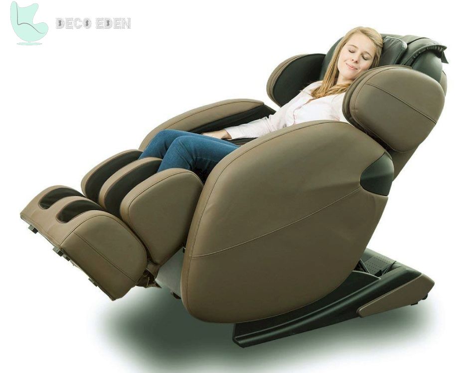 Sillón reclinable de masaje Kahuna de cuerpo completo Zero Gravity LM6800 con terapia de yoga y calefacción