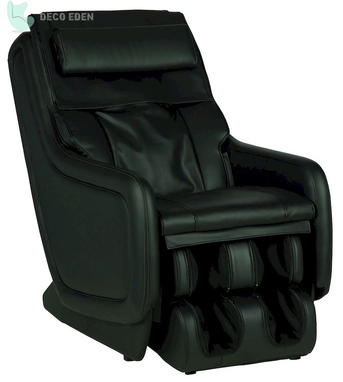 Sillón reclinable de masaje con calefacción ZeroG de ancho ajustable con otomana